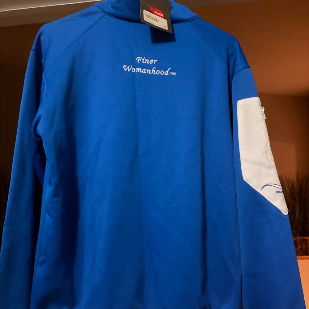 Blue Zeta Phi Beta Zip-Up Jacket - Picture 4 of 4